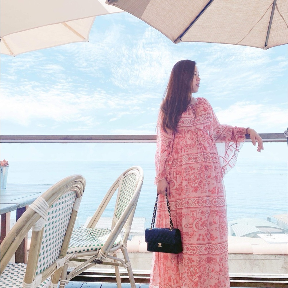 Zimmermann Elegant Pink Maxi Dress